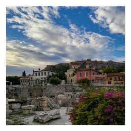 Póster La hermosa y colorida Atenas