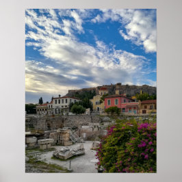 Póster La hermosa y colorida Atenas