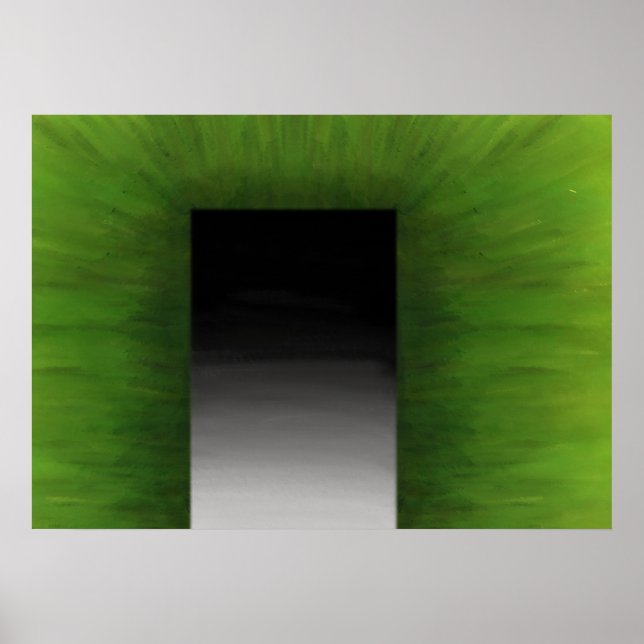 Póster La hierba no siempre es más verde  (Frente)