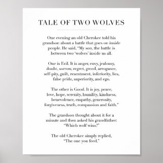 Póster La historia de dos lobos