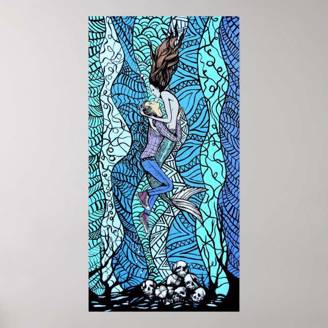 Póster La historia de Jonathon y la sirena (Frente)
