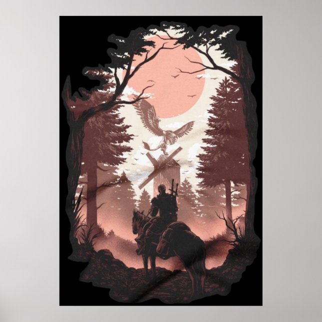 Póster La historia de la caza salvaje de Brujas (Frente)