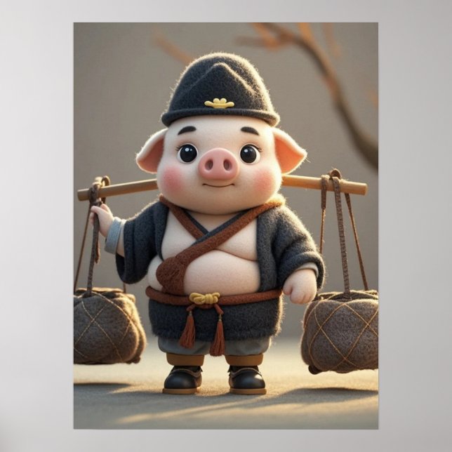 Póster La historia de los comerciantes (Frente)