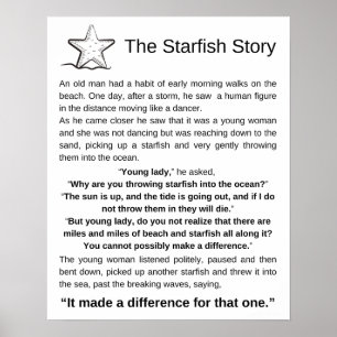 Póster La historia de Starfish, el poema de Starfish
