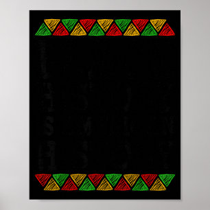 Póster La historia negra de Blm es historia americana afr