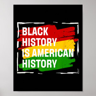 Póster La historia negra es el regalo de la historia amer