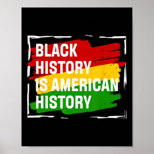 Póster La historia negra es el regalo de la historia amer
