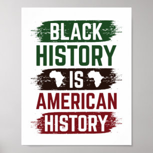 Póster La historia negra es historia estadounidense