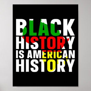 Póster La historia negra es historia estadounidense, pero