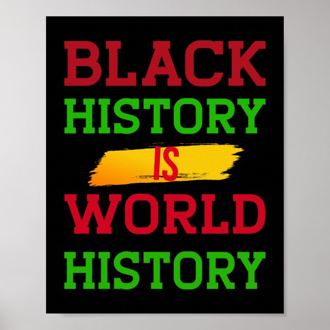 Póster La Historia Negra Es Historia Mundial (2) (Frente)