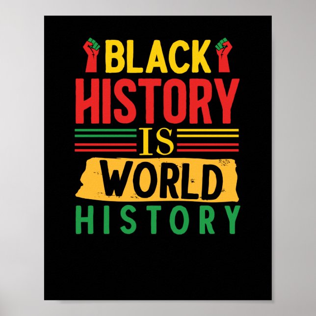 Póster La Historia Negra Es Historia Mundial (3) (Frente)