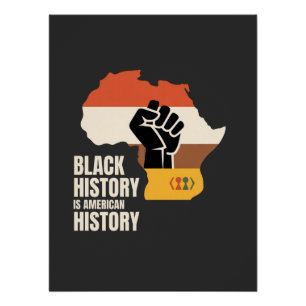 Póster La historia negra es la cultura y el patrimonio de