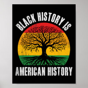 Póster La historia negra es la historia americana Bhm raí