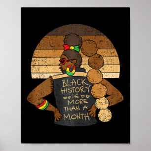Póster La historia negra es más de un mes para los hombre