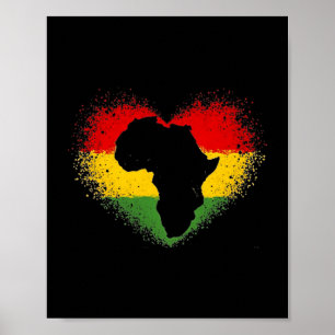 Póster La historia negra es mi orgullo africano de San Va