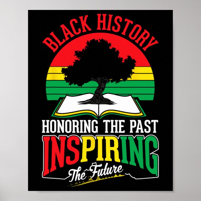Póster La historia negra honra a la futura y inspiradora  (Frente)