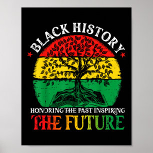Póster La historia negra honra el futuro africano inspira