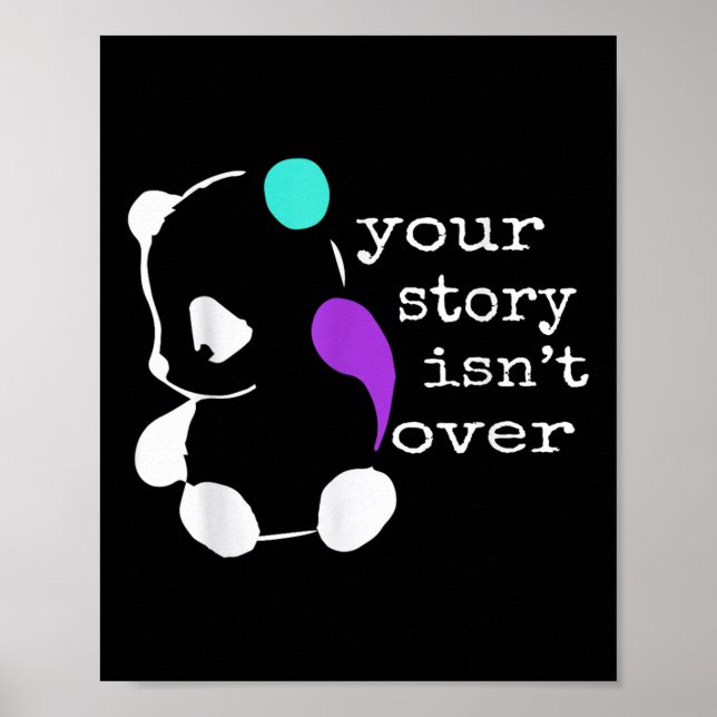 Póster La historia no terminó - El regalo de semicolón Pr (Frente)