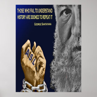 Póster La Historia Sorda Se Repite. 18" x 24"
