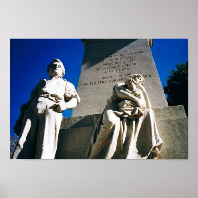 Póster La histórica masacre de Ludlow del 20 de abril de  (Frente)