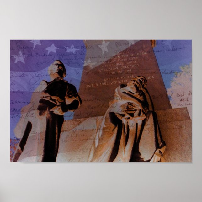 Póster La histórica masacre de Ludlow del 20 de abril de  (Frente)