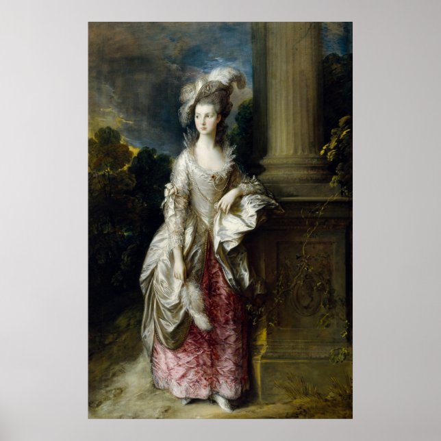 Póster La honorable señora Graham de Gainsborough (Frente)