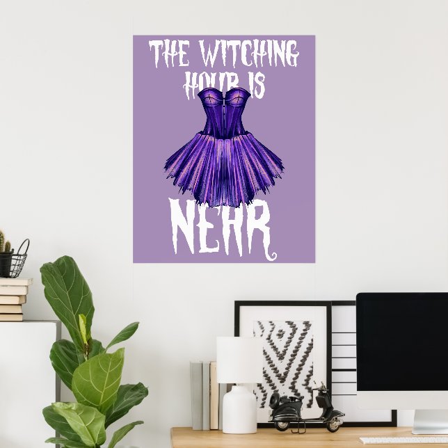 Póster La Hora Bruja está Cerca (Oficina en casa)
