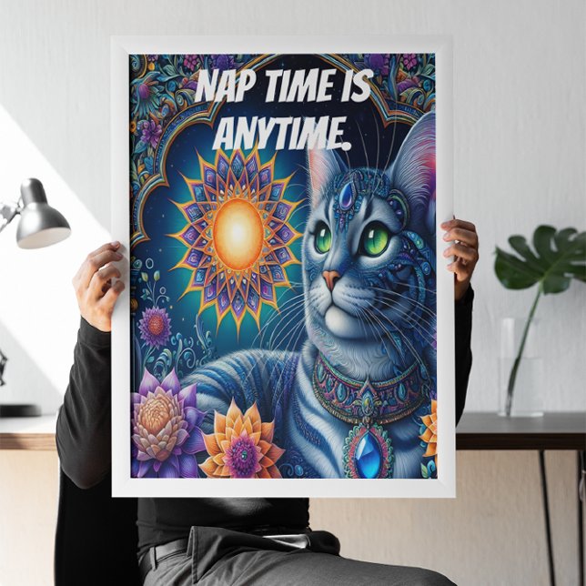 Póster La hora de la siesta es en cualquier momento. (Subido por el creador)