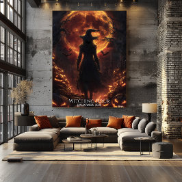 Póster La Hora de las Brujas Halloween