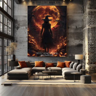 Póster La Hora de las Brujas Halloween