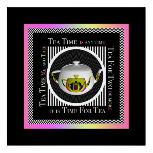 Póster La Hora del Té es en Cualquier Momento