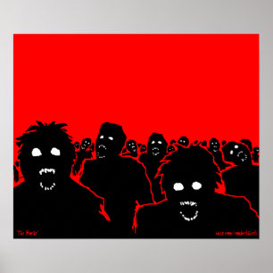 Póster "La Horda" Poster Zombie