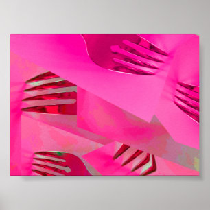 Póster La horquilla en el Poster de carreteras