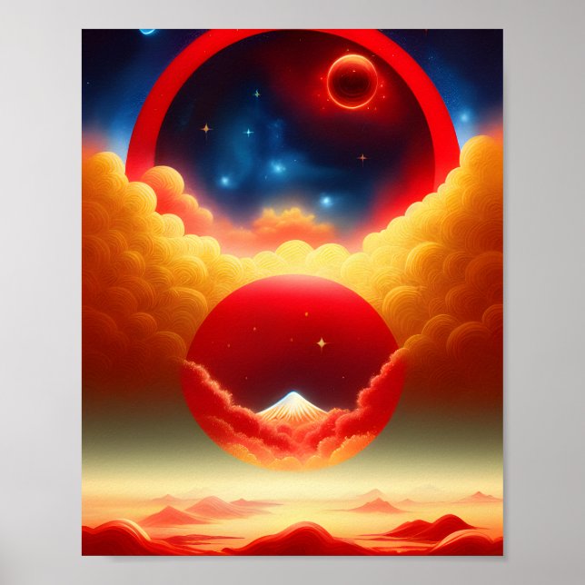 Póster La horquilla en el Poster de carreteras (Frente)