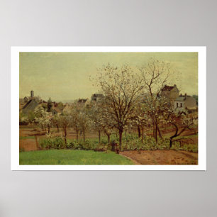 Póster La huerta, 1870 (aceite en lona)
