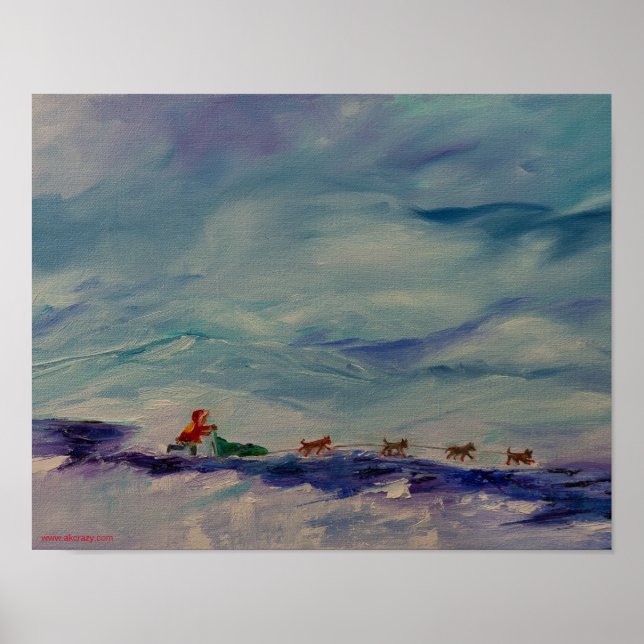 Póster La Huslia Hustler, Alaskan Musher (Frente)