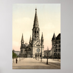 Póster La iglesia conmemorativa de Wilhelm del emperador,