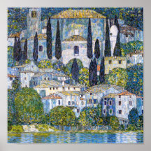 La Iglesia de Cassone | Gustav Klimt | POSTER