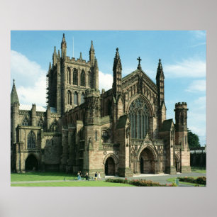 Póster La iglesia de la catedral del Virgen María