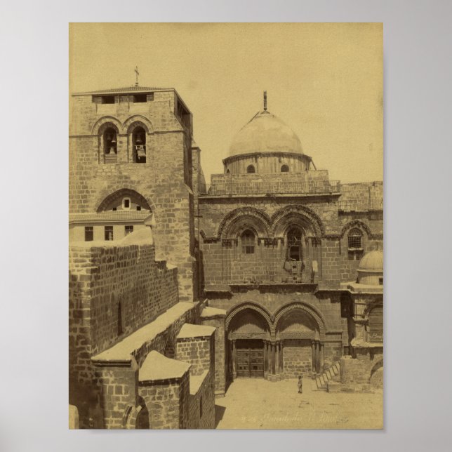Póster La Iglesia del Santo Sepulcro en Jerusalén (Frente)