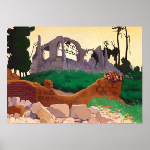 Póster La Iglesia del Sur, 1917 por Felix Vallotton