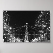 La iluminación de Church Street, Burlington Vermon