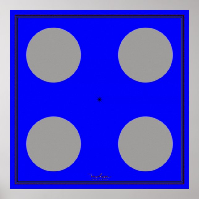 Póster La ilusión óptica de Turn Brown (Frente)