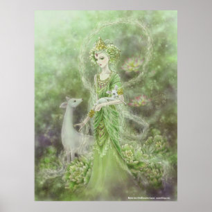Póster La imagen de la dama de compasión