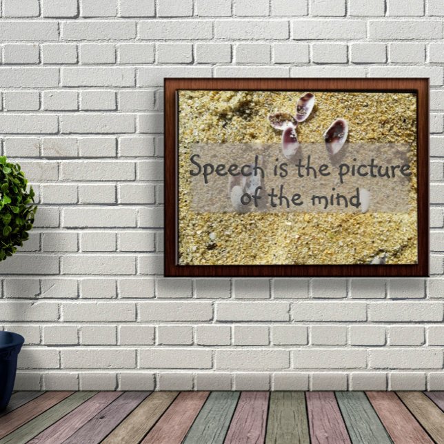 Póster La imagen de la sabiduría mental diciendo poster (Subido por el creador)