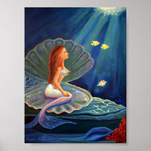 Póster La imagen de la sirena de la cáscara