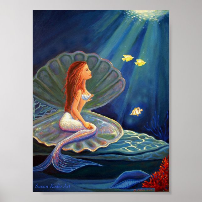 Póster La imagen de la sirena de la cáscara (Frente)