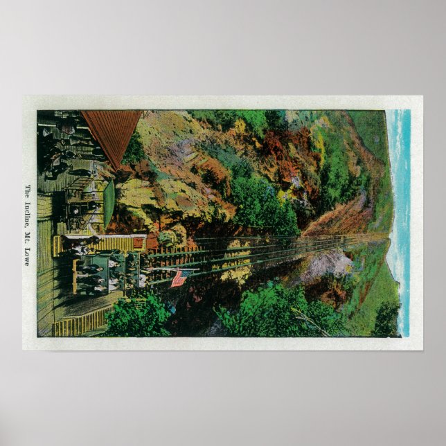 Póster La Incline en el Monte LoweMt. Lowe, CA (Frente)