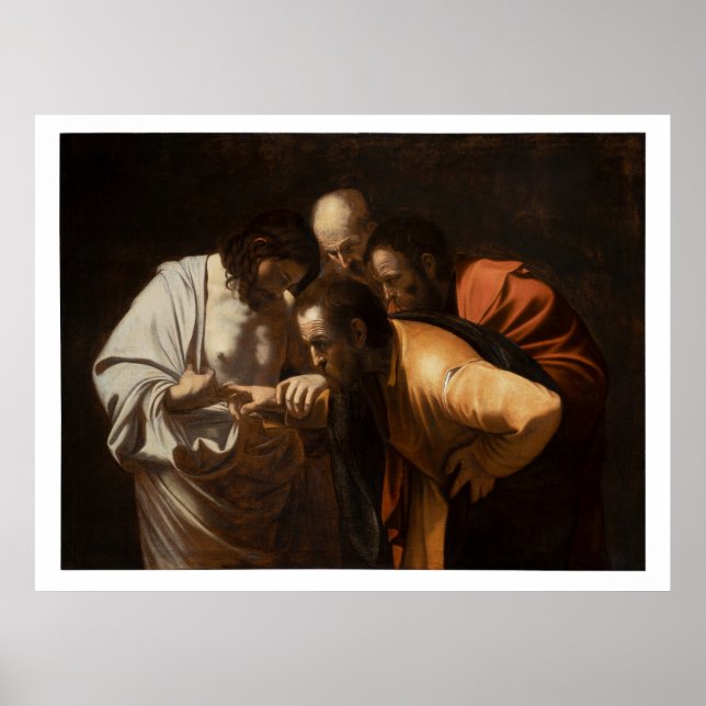 Póster La incredulidad de Santo Tomás (Frente)