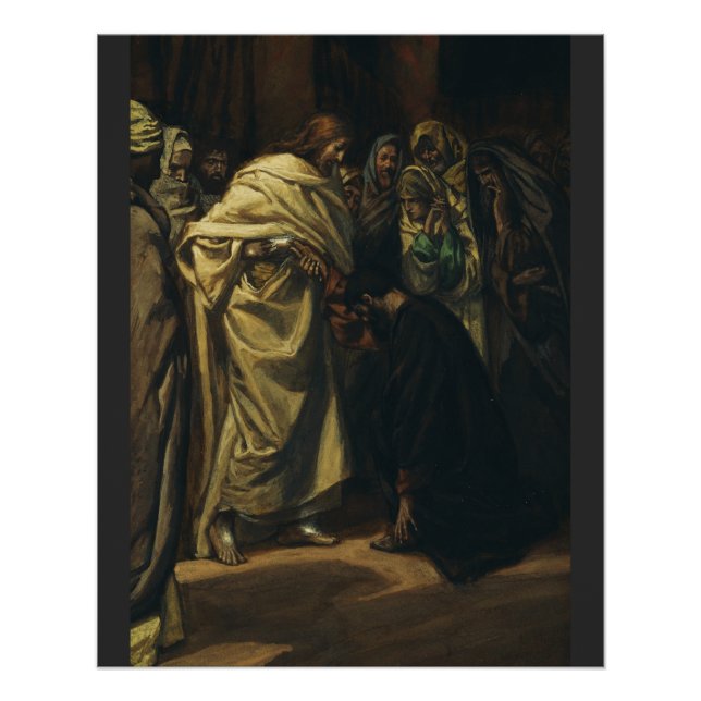 Póster La incredulidad de Santo Tomás por James Tissot (Anverso)
